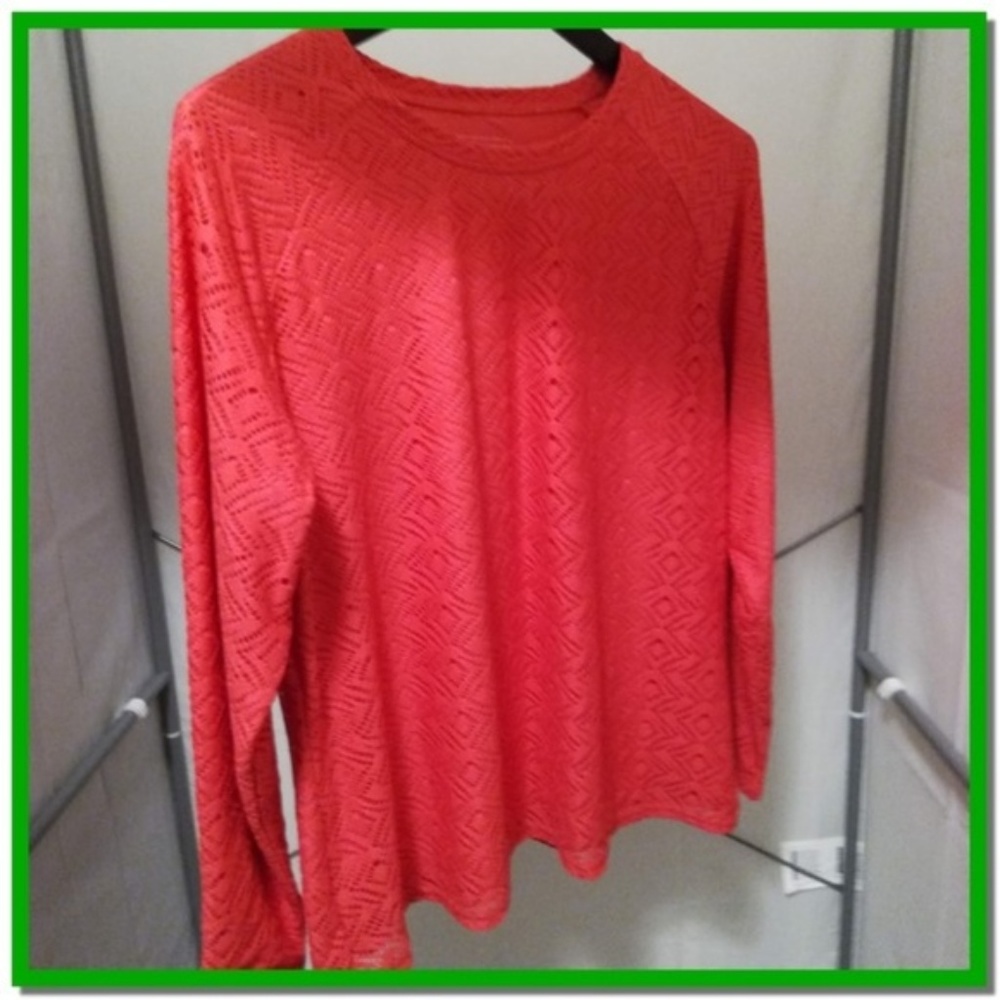 RELIST: Hot Pink Lace Top